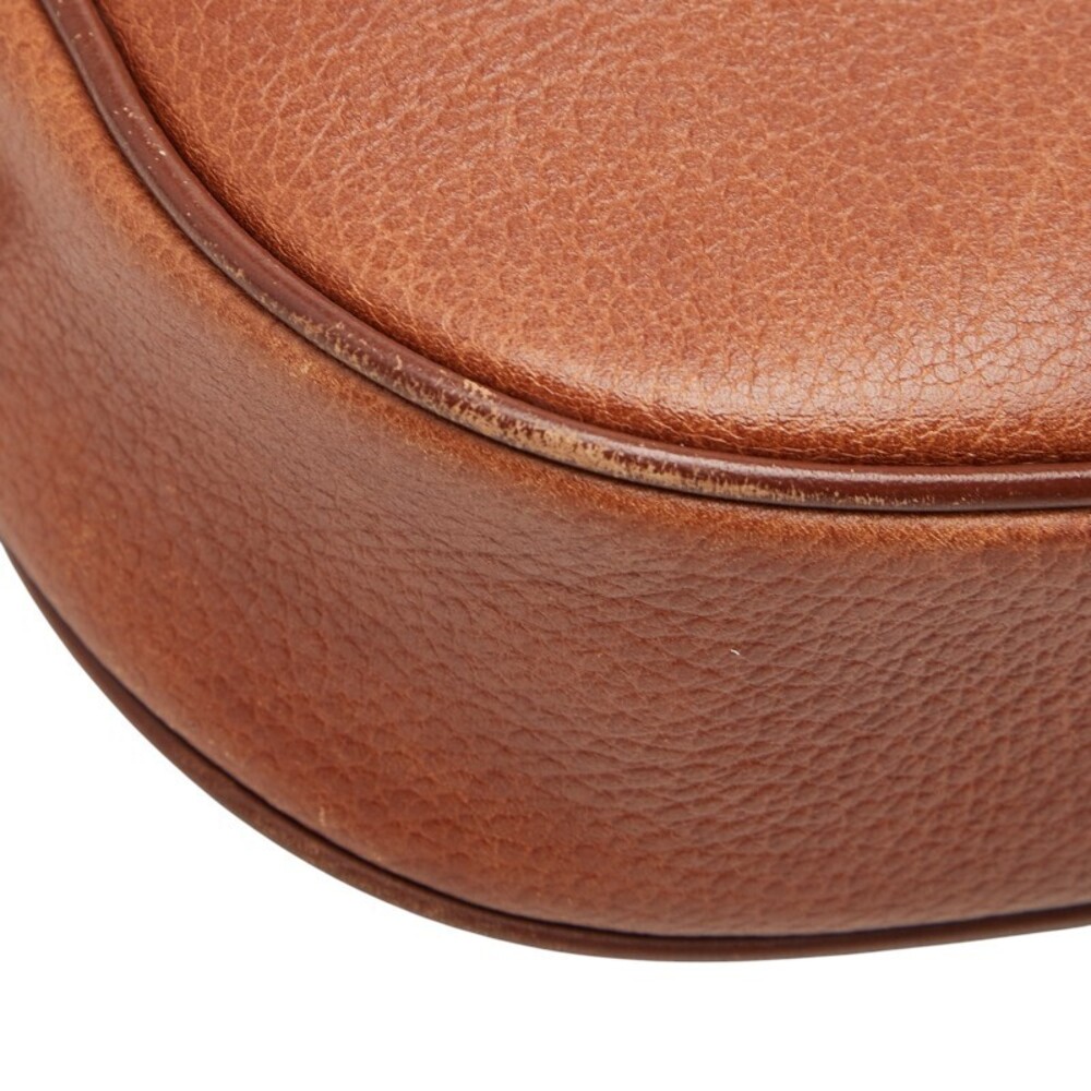 Burberry Nova Check Shadow Black Horse Shoulder Bag Brown Leather - Picture 6 of 9